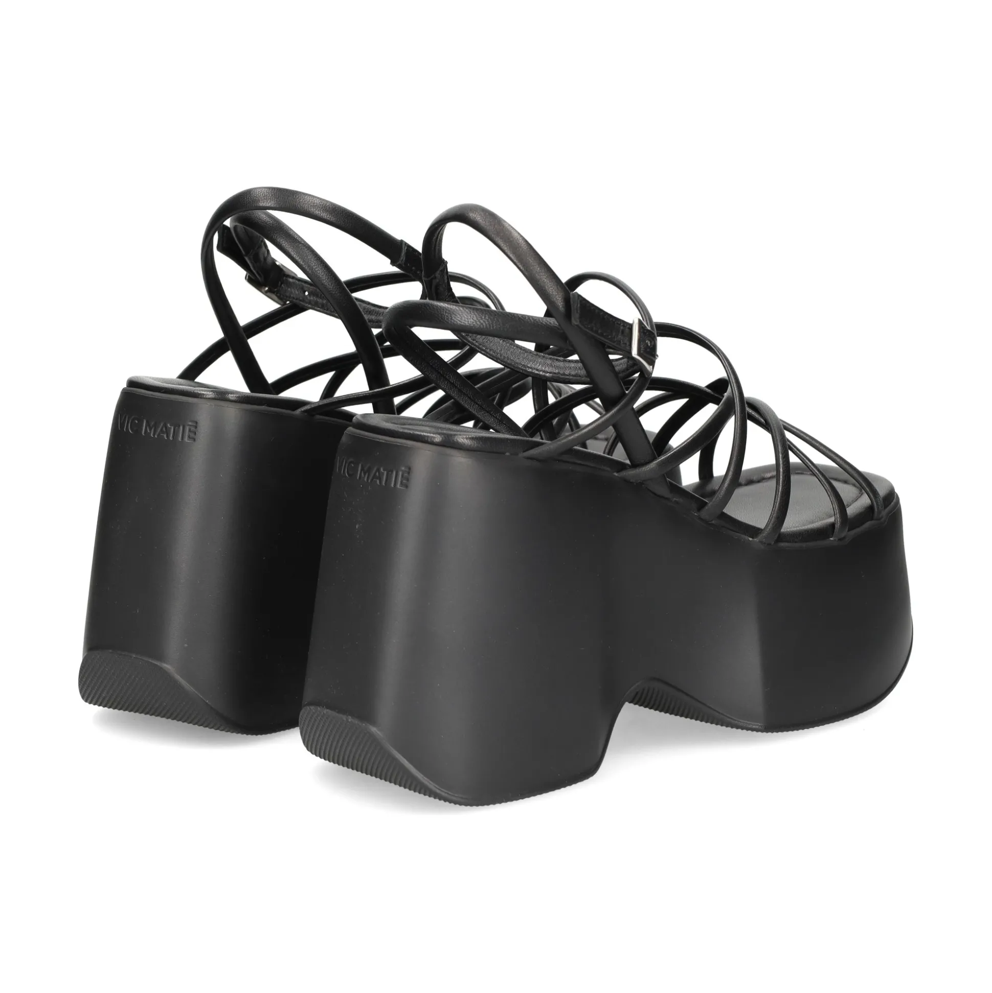 VIC MATIE Sandalias con plataforma de Mujer 1E1164D 101 NEGRO