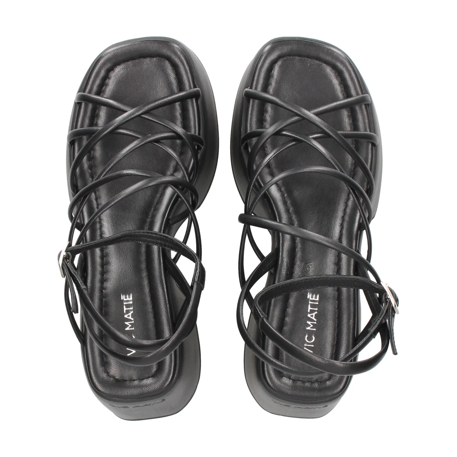 VIC MATIE Sandalias con plataforma de Mujer 1E1164D 101 NEGRO