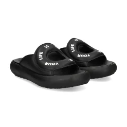 VIC MATIE Sandalias planas de Mujer 1E1208D 101 NEGRO