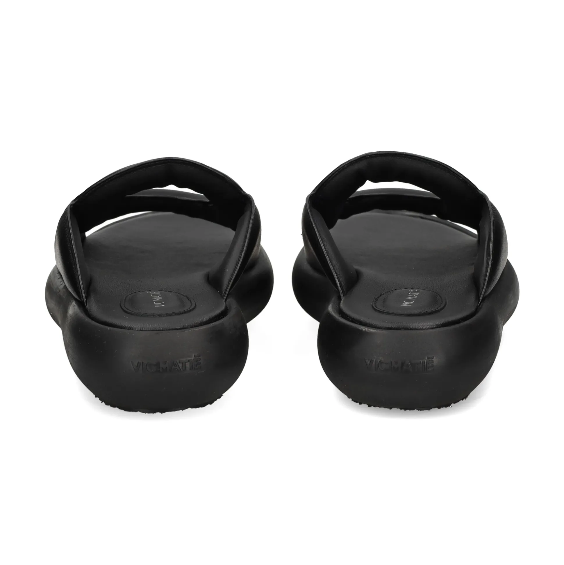 VIC MATIE Sandalias planas de Mujer 1E1208D 101 NEGRO