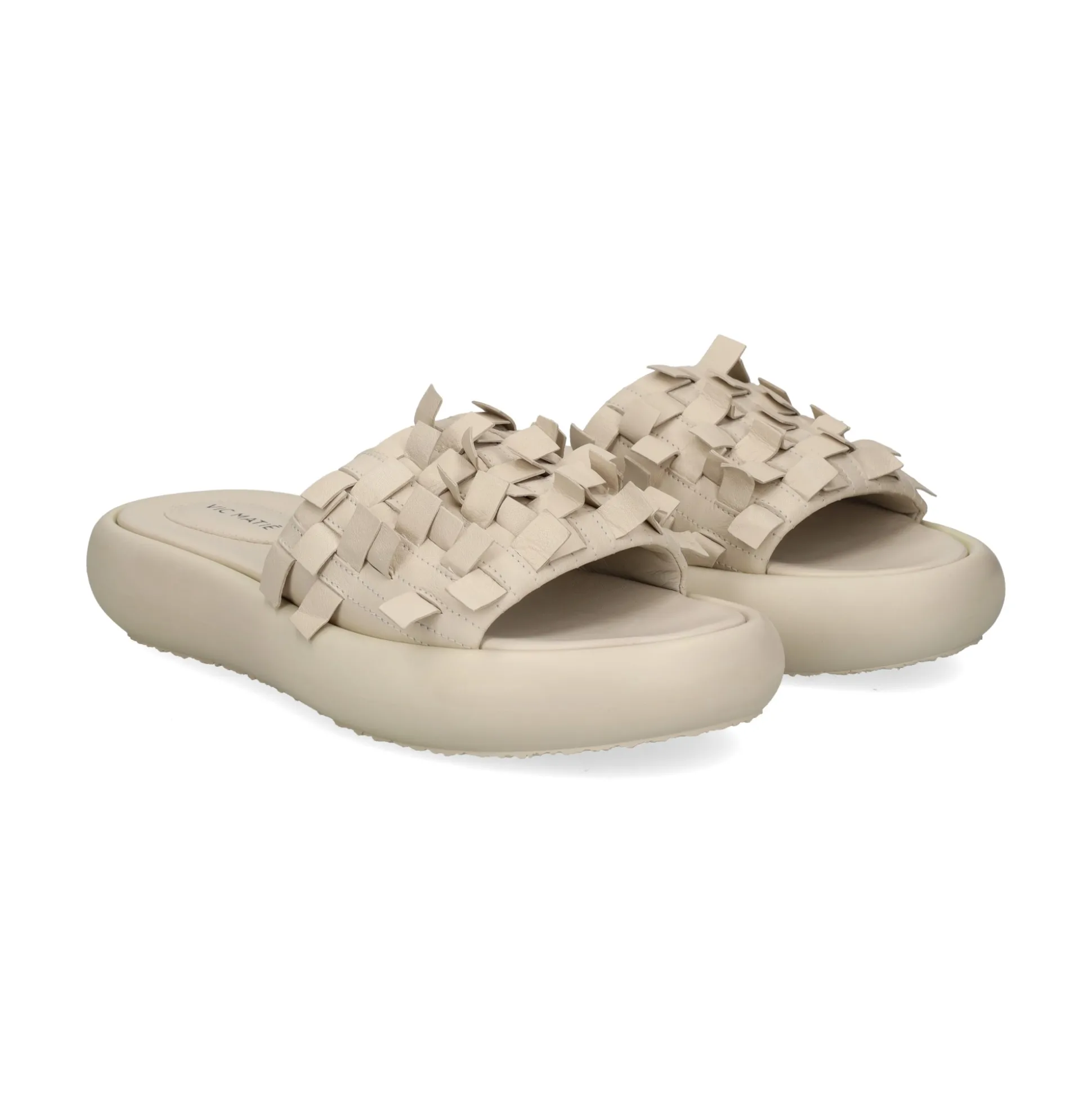 VIC MATIE Sandalias planas de Mujer 1E1206D 112 OSSO