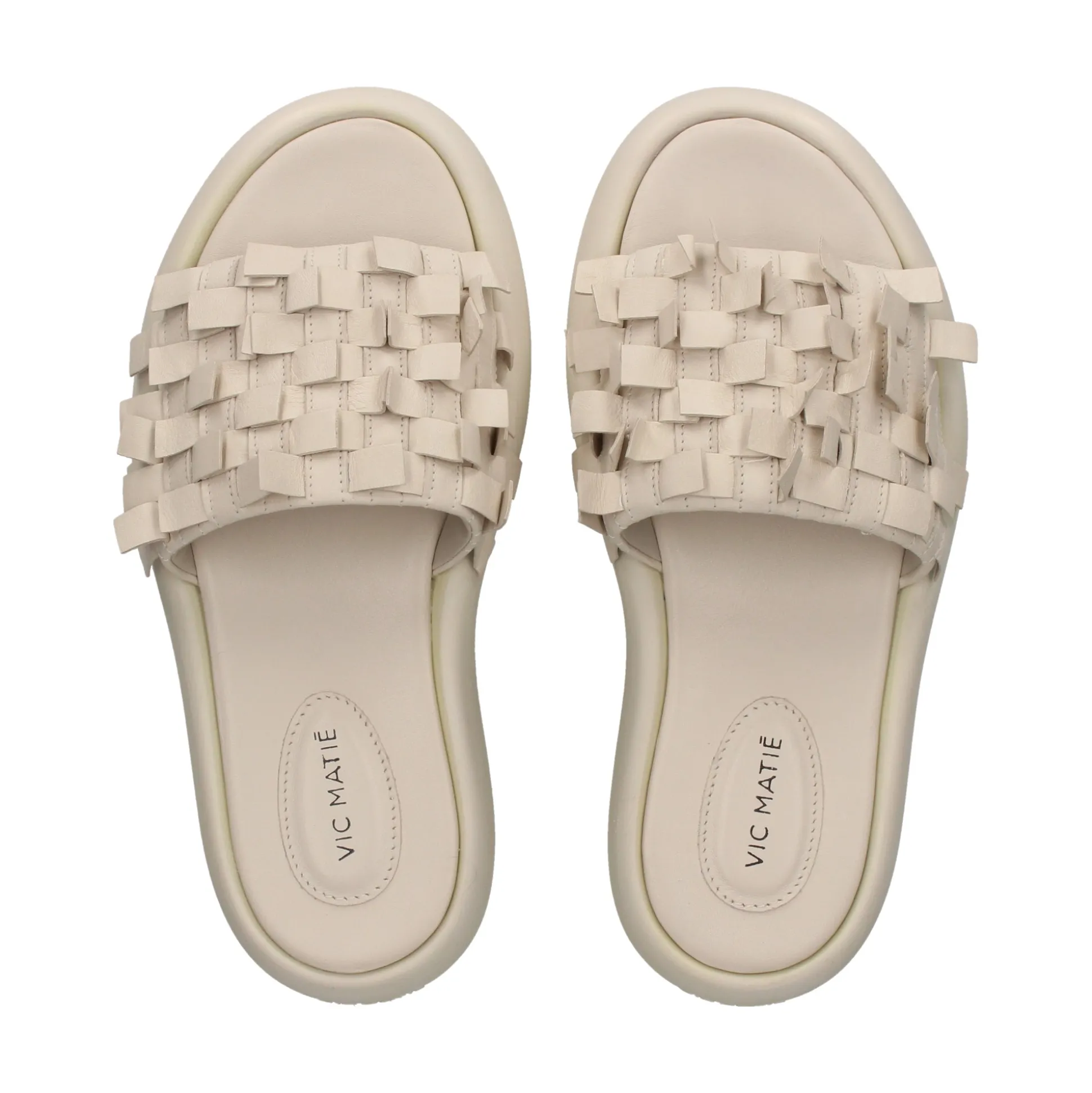 VIC MATIE Sandalias planas de Mujer 1E1206D 112 OSSO