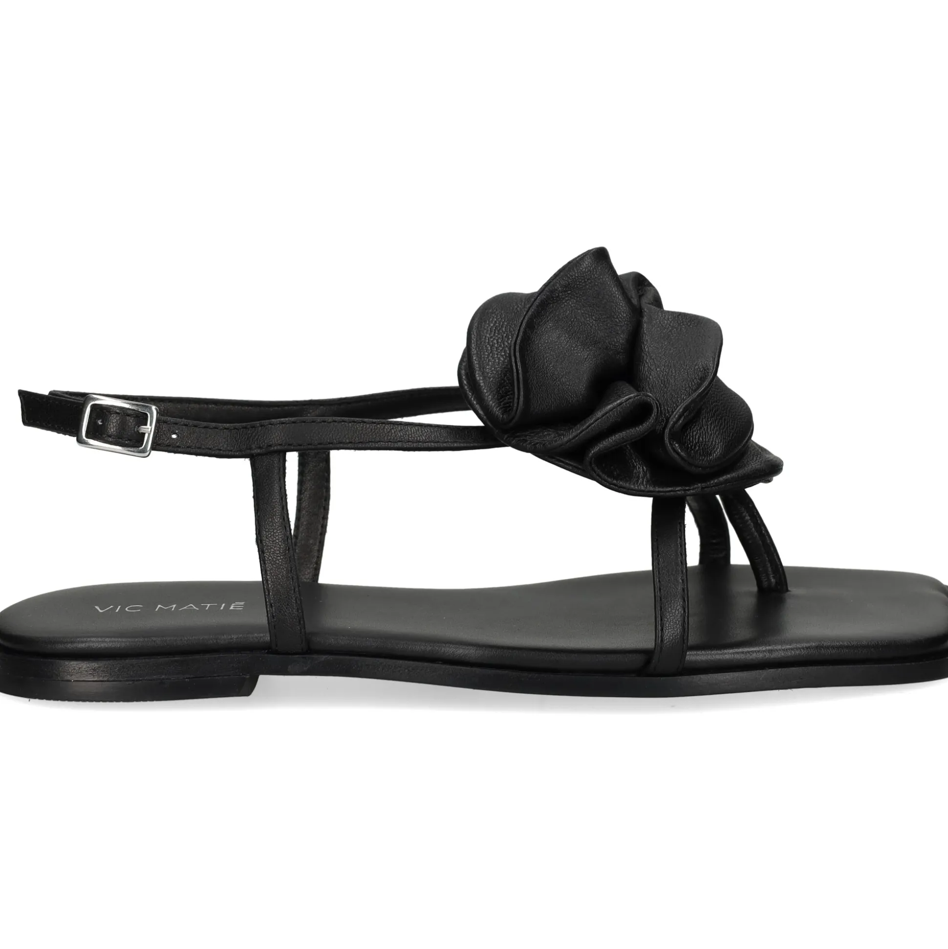 VIC MATIE Sandalias planas de Mujer 1G3760D 101 NEGRO