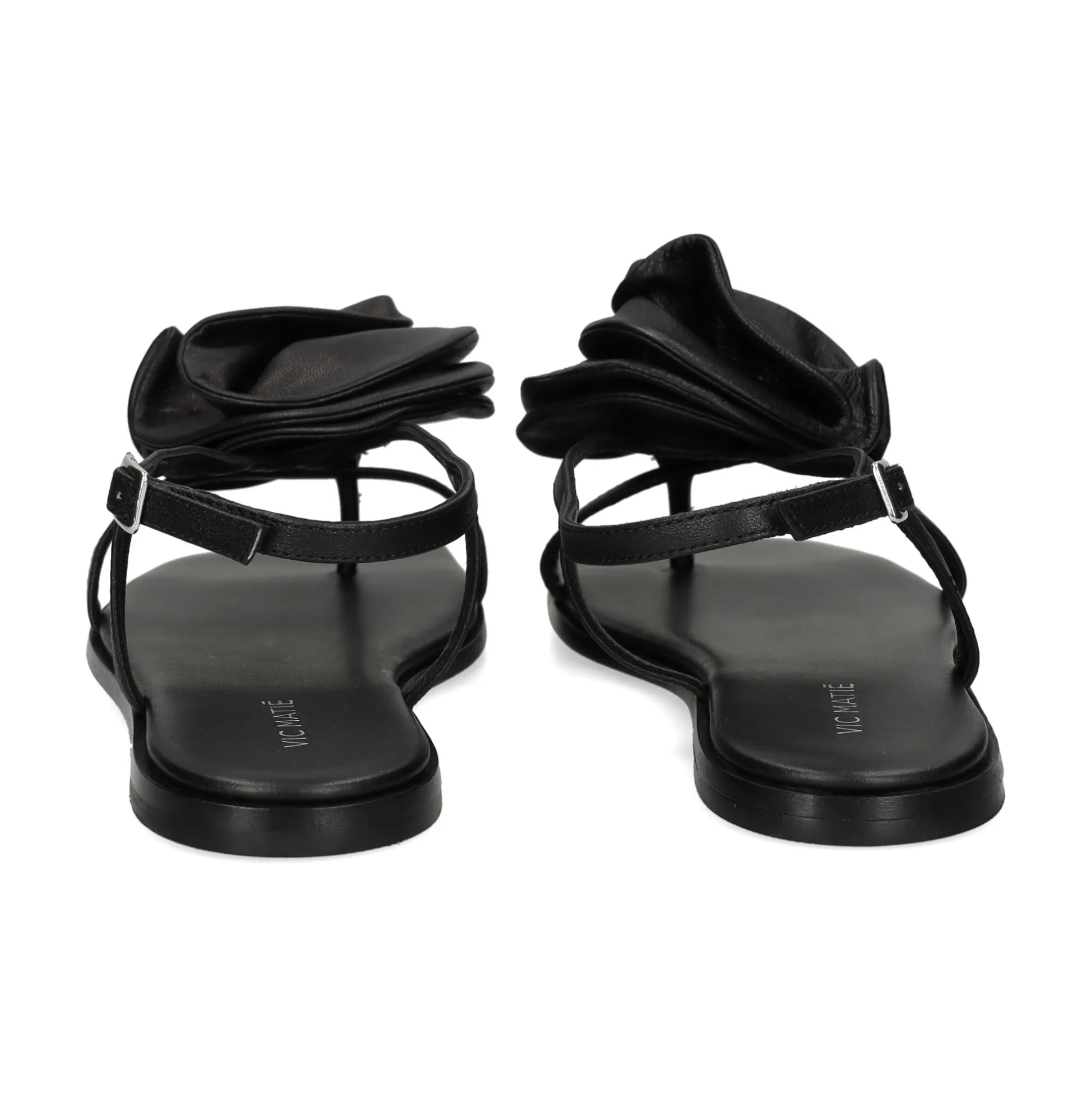 VIC MATIE Sandalias planas de Mujer 1G3760D 101 NEGRO