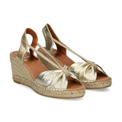 VIGUERA Sandalias cuña de Mujer 1909 PLATINO