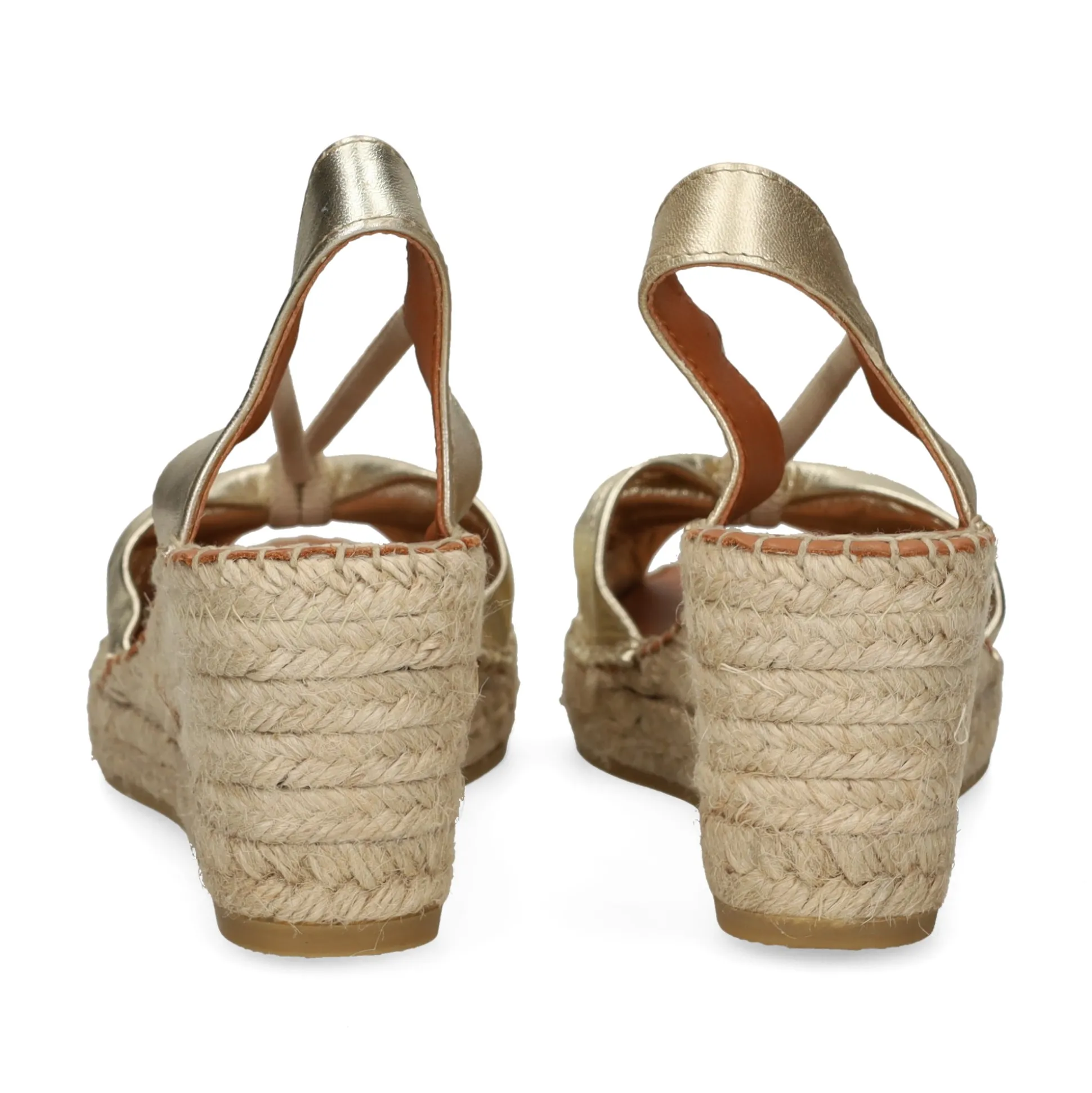 VIGUERA Sandalias cuña de Mujer 1909 PLATINO