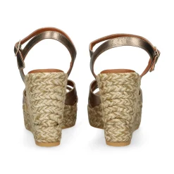 VIGUERA Sandalias cuña de Mujer 2046 FUMO