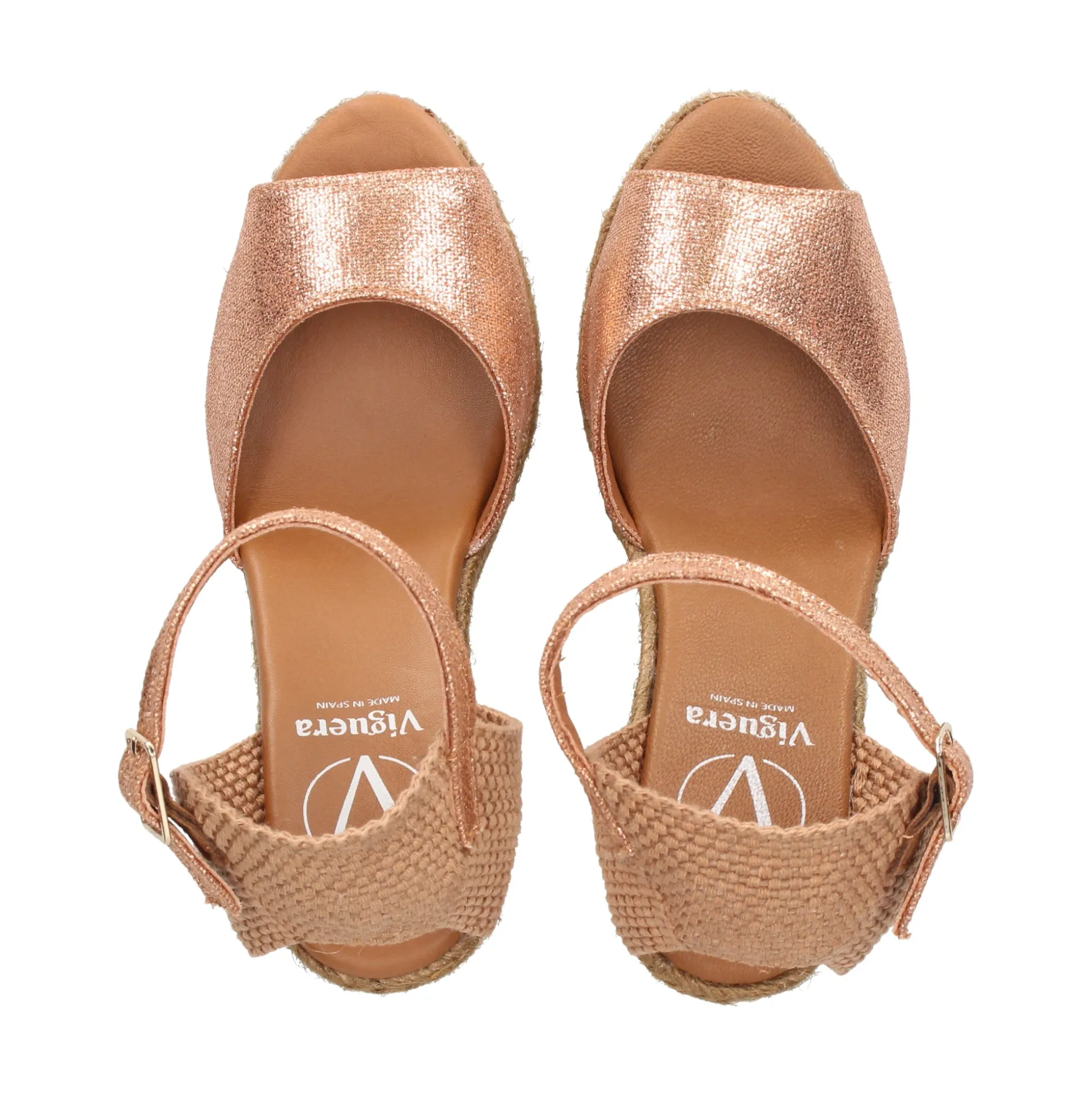 VIGUERA Sandalias cuña de Mujer 2134 CUERO