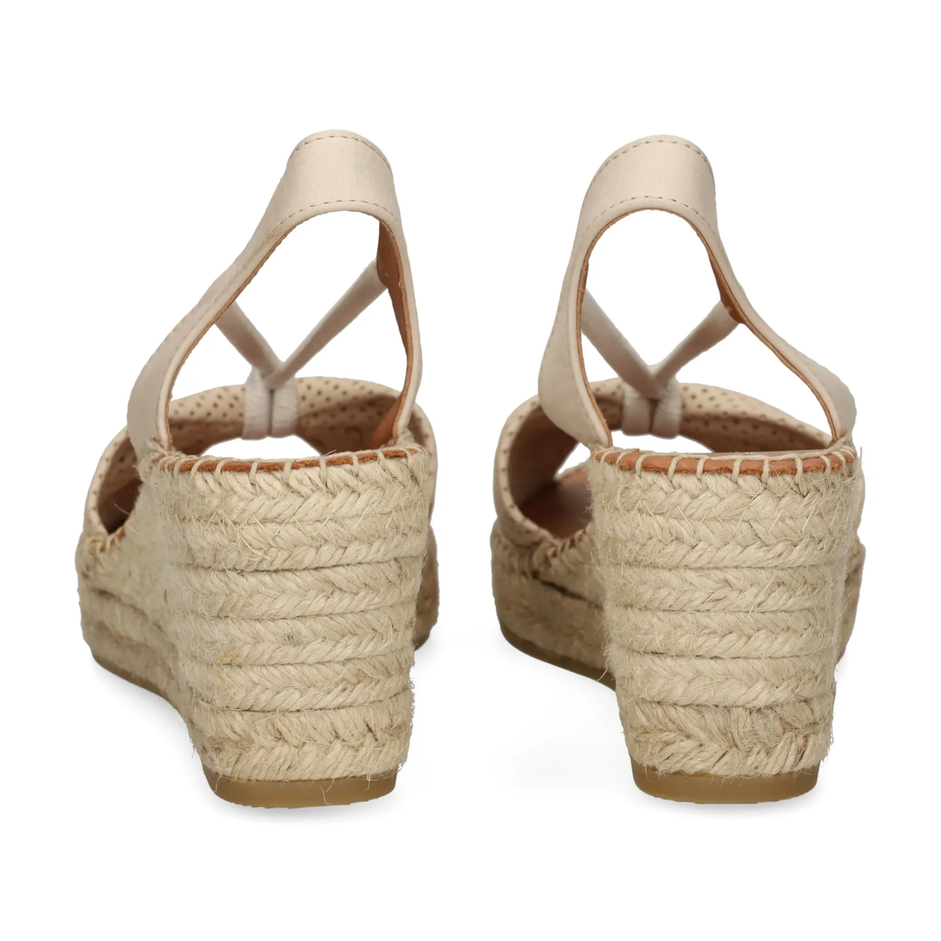 VIGUERA Sandalias cuña de Mujer 1909 BEIG