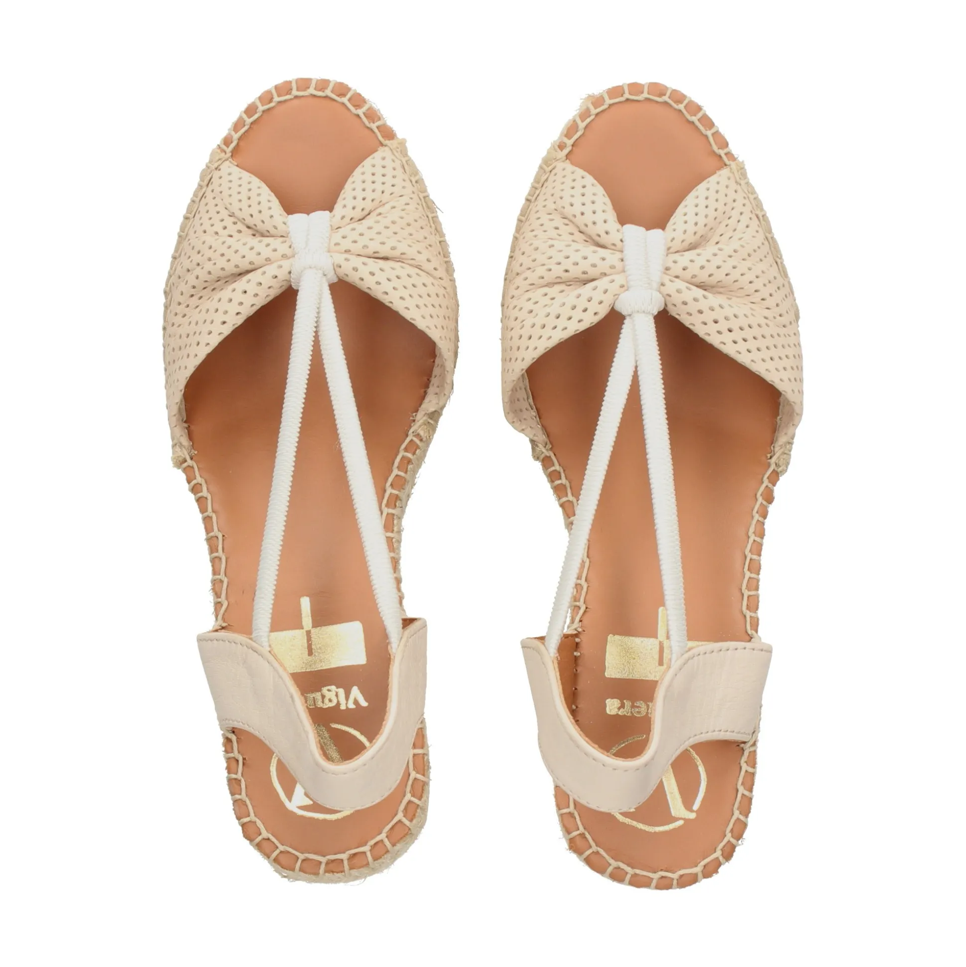 VIGUERA Sandalias cuña de Mujer 1909 BEIG