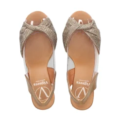 VIGUERA Sandalias cuña de Mujer 0296 BRONCE