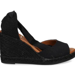 VIGUERA Sandalias cuña de Mujer 2133 NEGRO