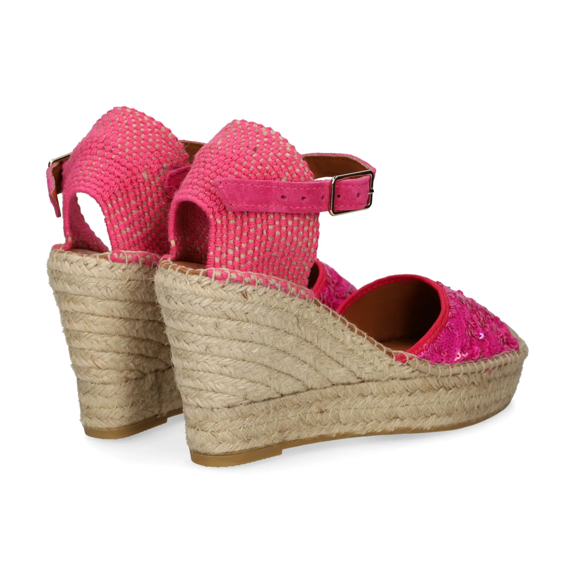 VIGUERA Zapatos cuña 1632 604 FUXIA