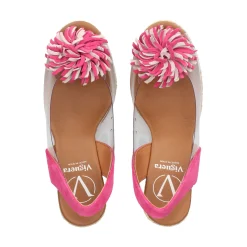VIGUERA Zapatos cuña 0294 604 FUXIA