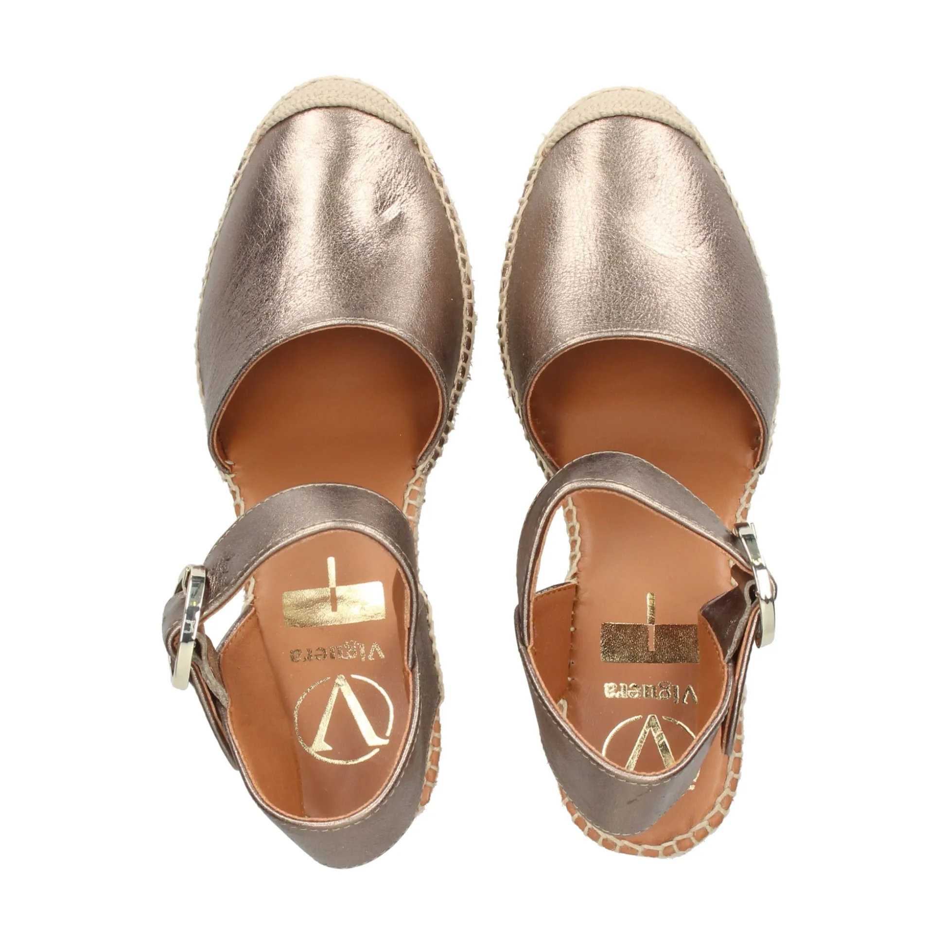 VIGUERA Zapatos cuña 1922 FUMO