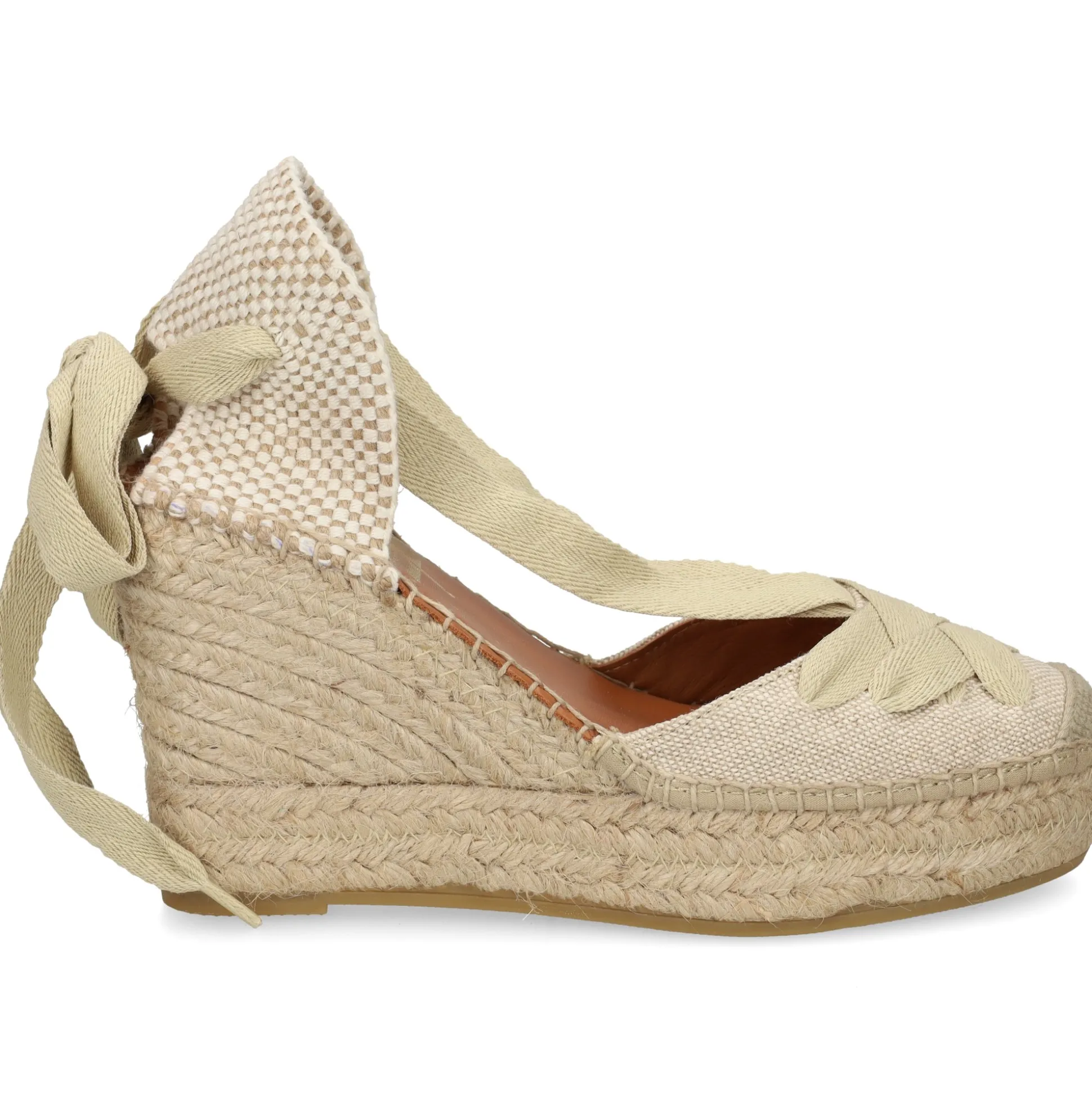 VIGUERA Zapatos cuña 2227 NATURAL