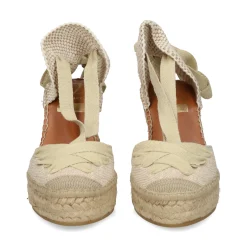 VIGUERA Zapatos cuña 2227 NATURAL