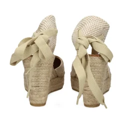 VIGUERA Zapatos cuña 2227 NATURAL