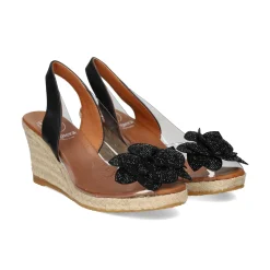 VIGUERA Zapatos cuña 0291 NEGRO