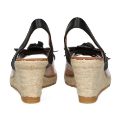 VIGUERA Zapatos cuña 0291 NEGRO