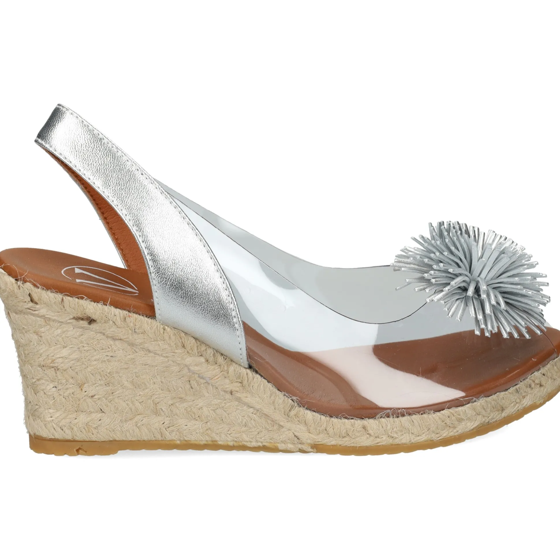 VIGUERA Zapatos cuña 0293 PLATA