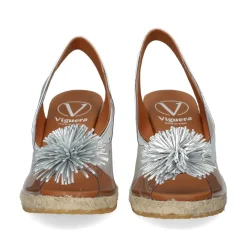 VIGUERA Zapatos cuña 0293 PLATA