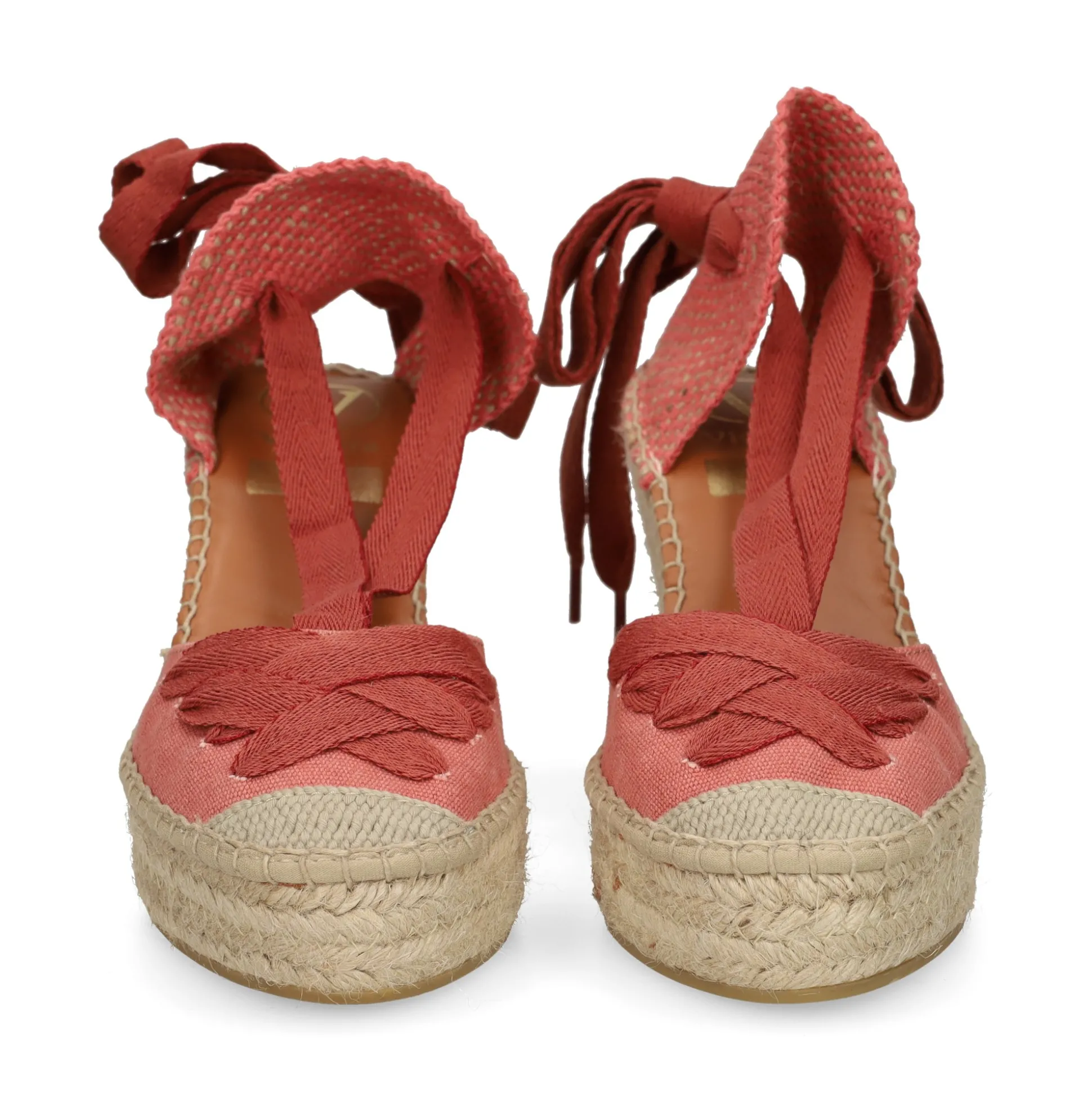 VIGUERA Zapatos cuña 2227 TEJA