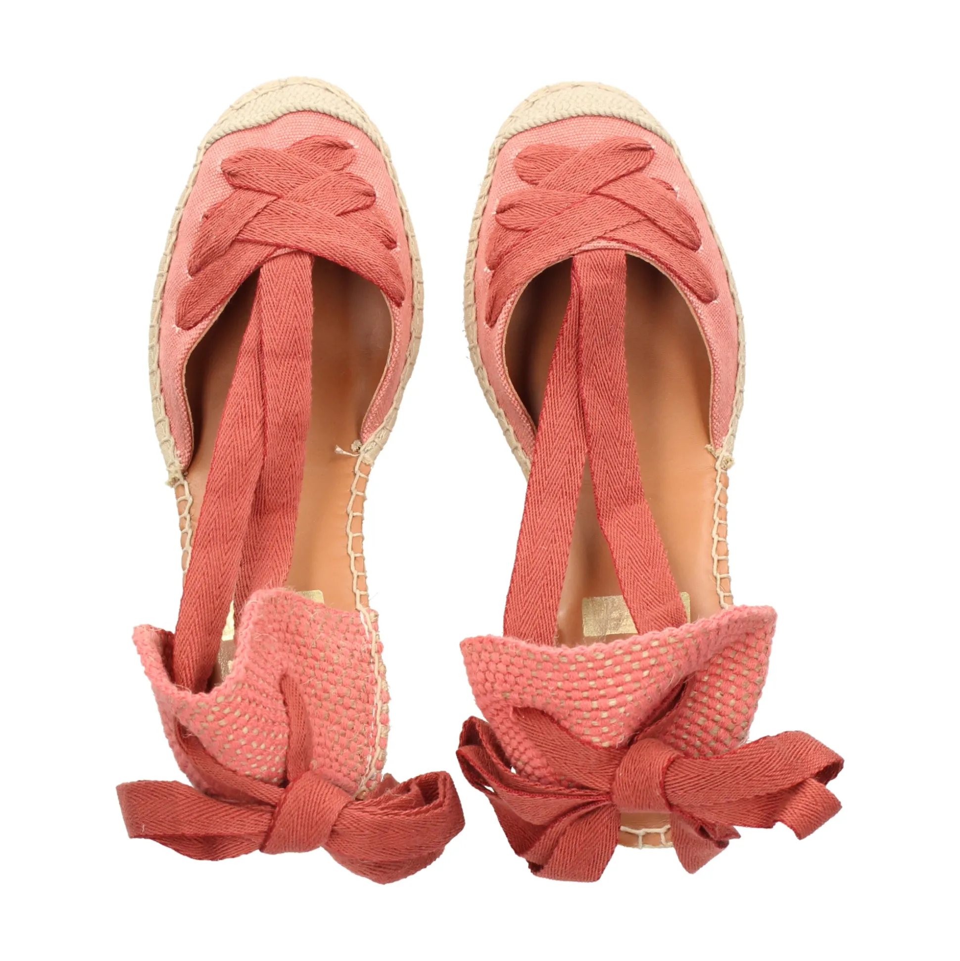 VIGUERA Zapatos cuña 2227 TEJA