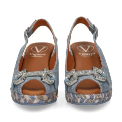 VIGUERA Zapatos cuña 2118 VAQUERO