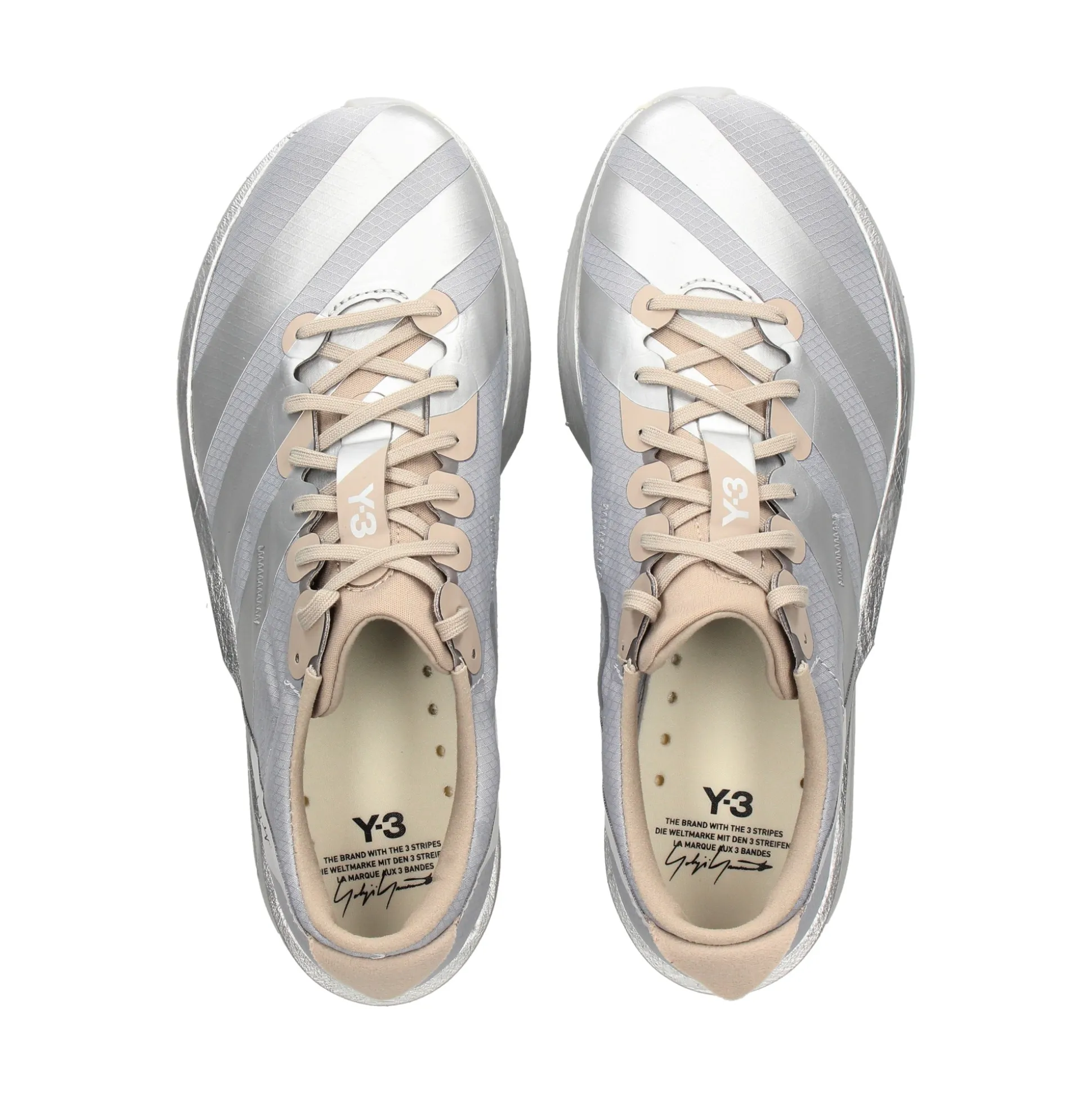 Y3 ADIDAS Zapatillas de Mujer Y-3 ADIOS 9 SILVER