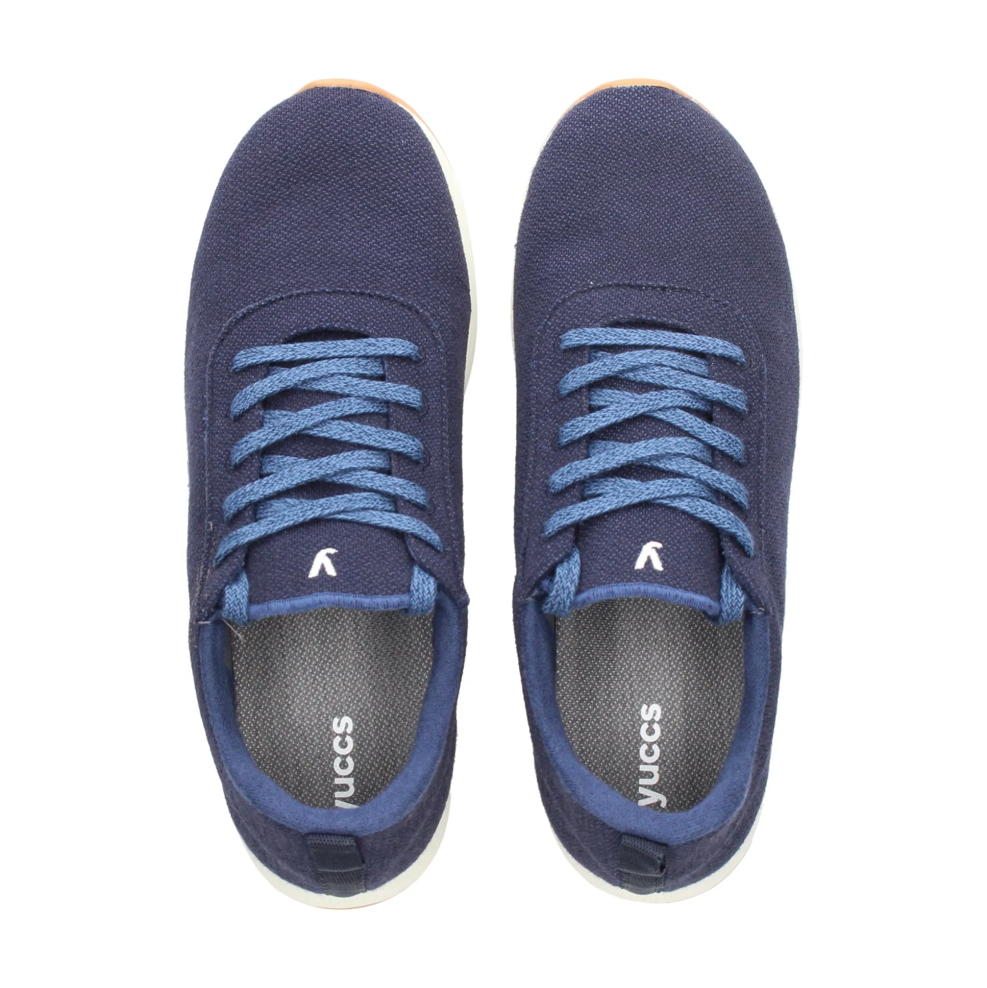 YUCCS Zapatillas de Hombre MERINO NAVY