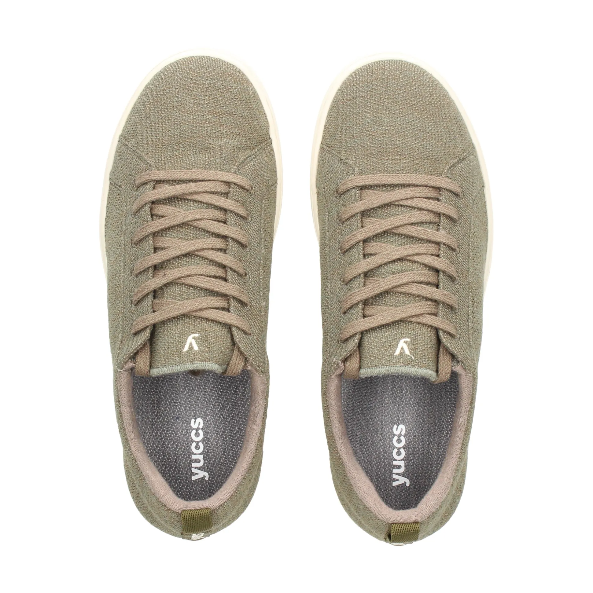 YUCCS Zapatillas de Hombre MERINO KHAKI