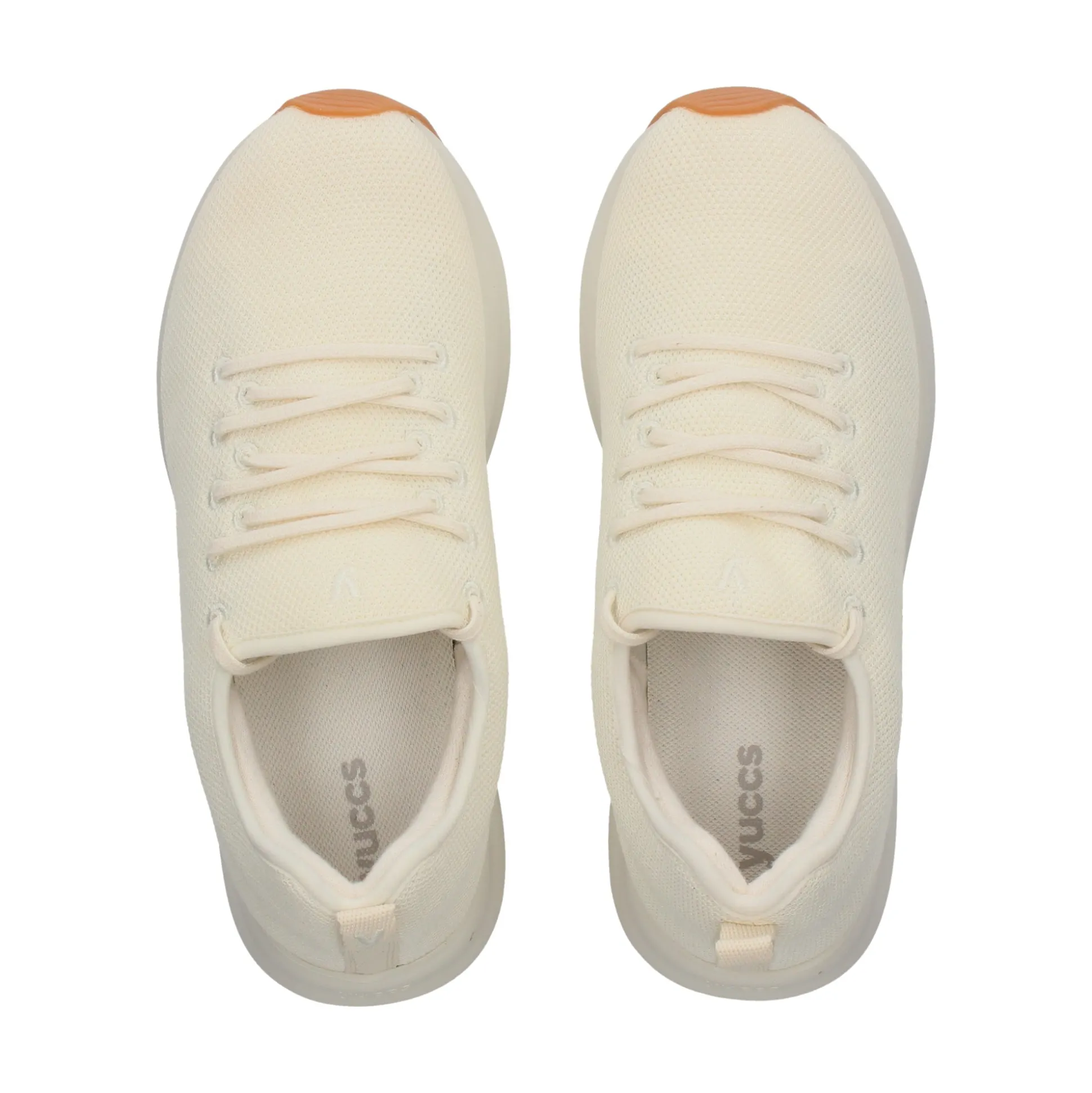 YUCCS Zapatillas de Mujer BAMBOO BLANCO