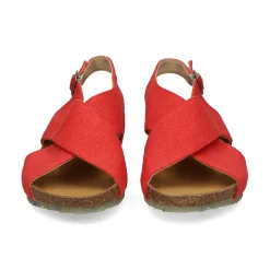 ZOURI Sandalias cuña de Mujer MERMAID SCARLET