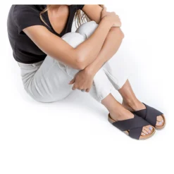 ZOURI Sandalias planas de Mujer SUN NEGRO