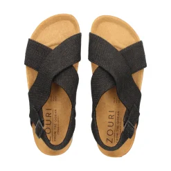 ZOURI Sandalias planas de Mujer CORAL DARK
