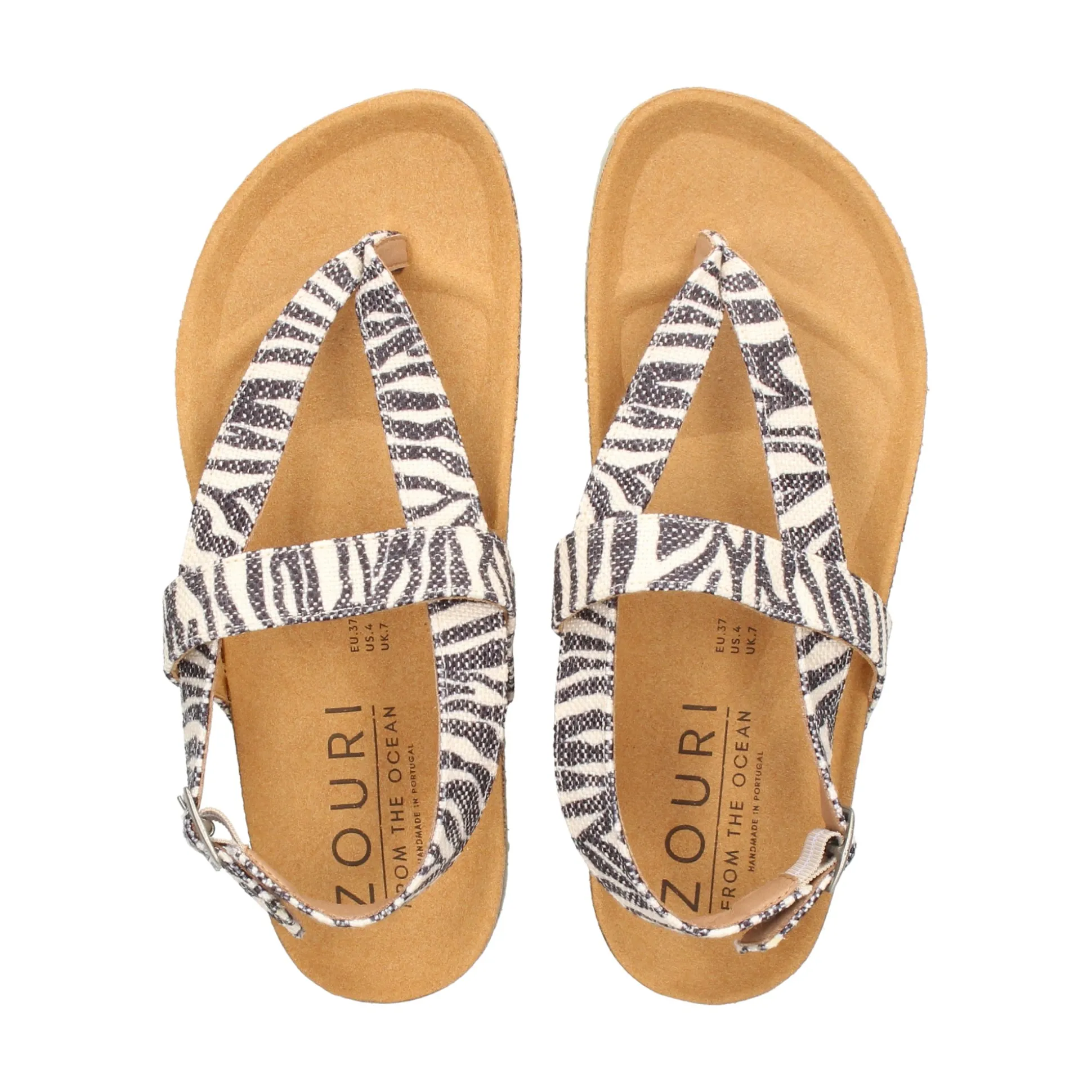 ZOURI Sandalias planas de Mujer ISLE ALGAE