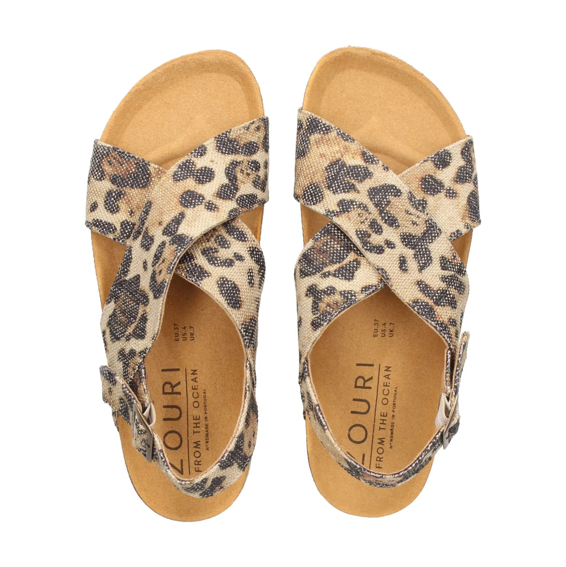 ZOURI Sandalias planas de Mujer CORAL